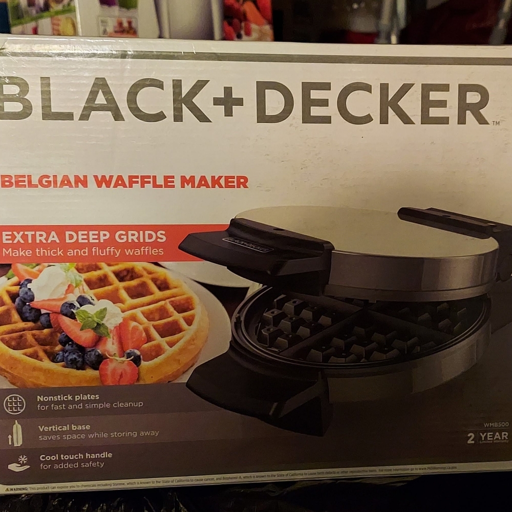 Black & Decker Belgian waffle maker